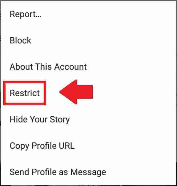 restrict-instagram-account