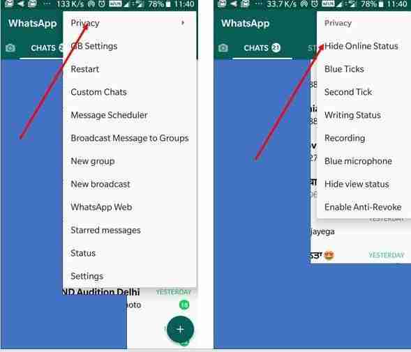 Featured image of post Whatsapp Online Status Hide - Gb whatsapp allows users to copy text status and download image/video status.