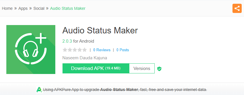 audio-status-maker