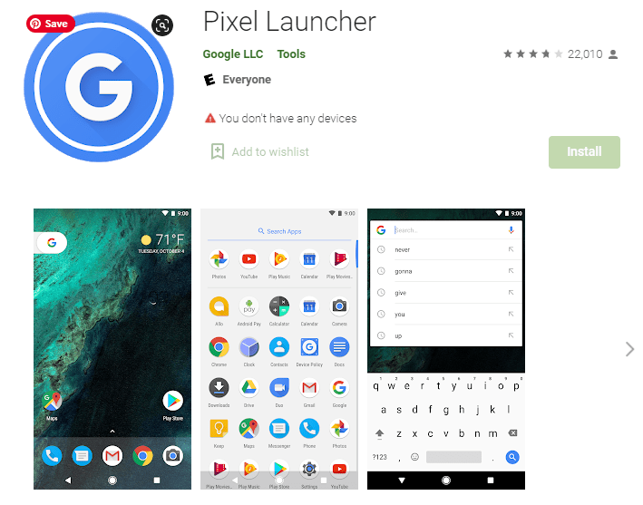 pixel-launcher-application